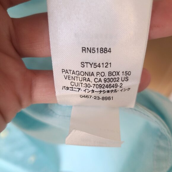 Patagonia Bluffside Cotton Light Blue Short Sleeve Casual Button Down Shirt XXL - Picture 4 of 7